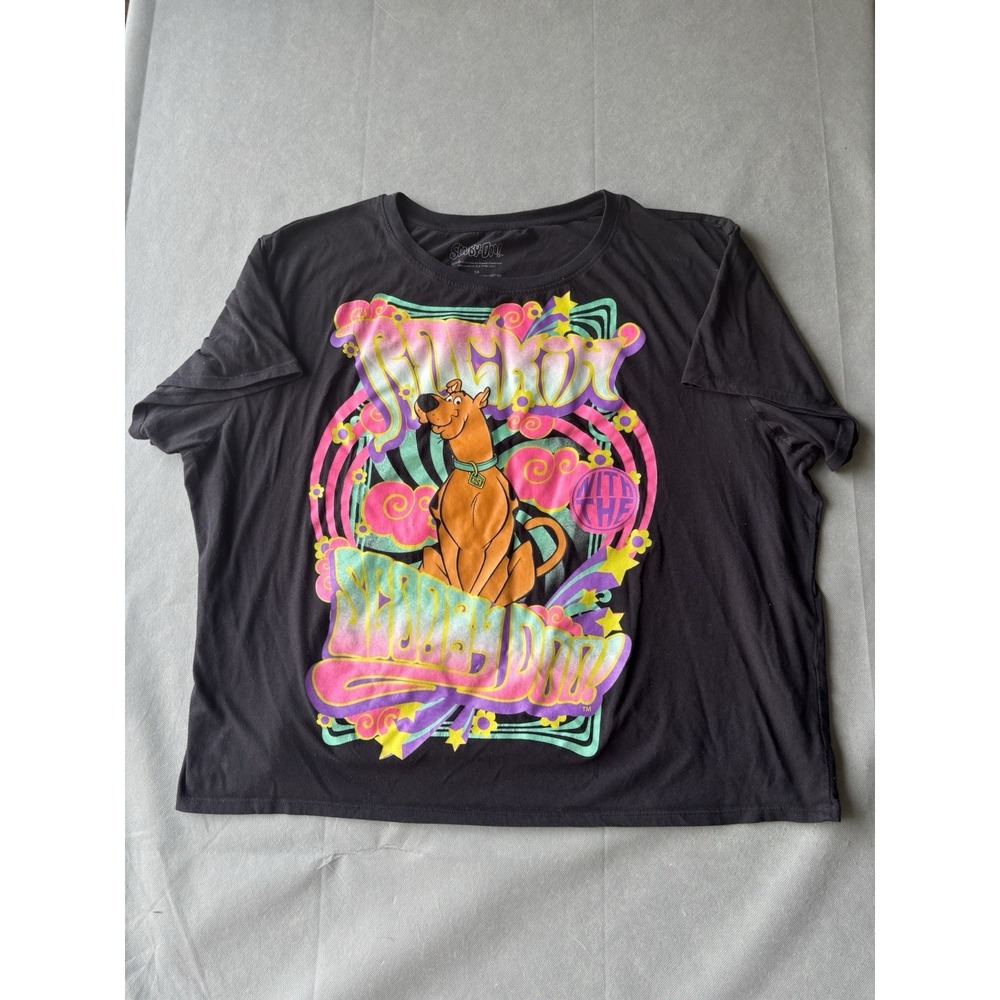 Scooby Doo T-shirt Black Unisex T-Shirt 3X Scooby Doo